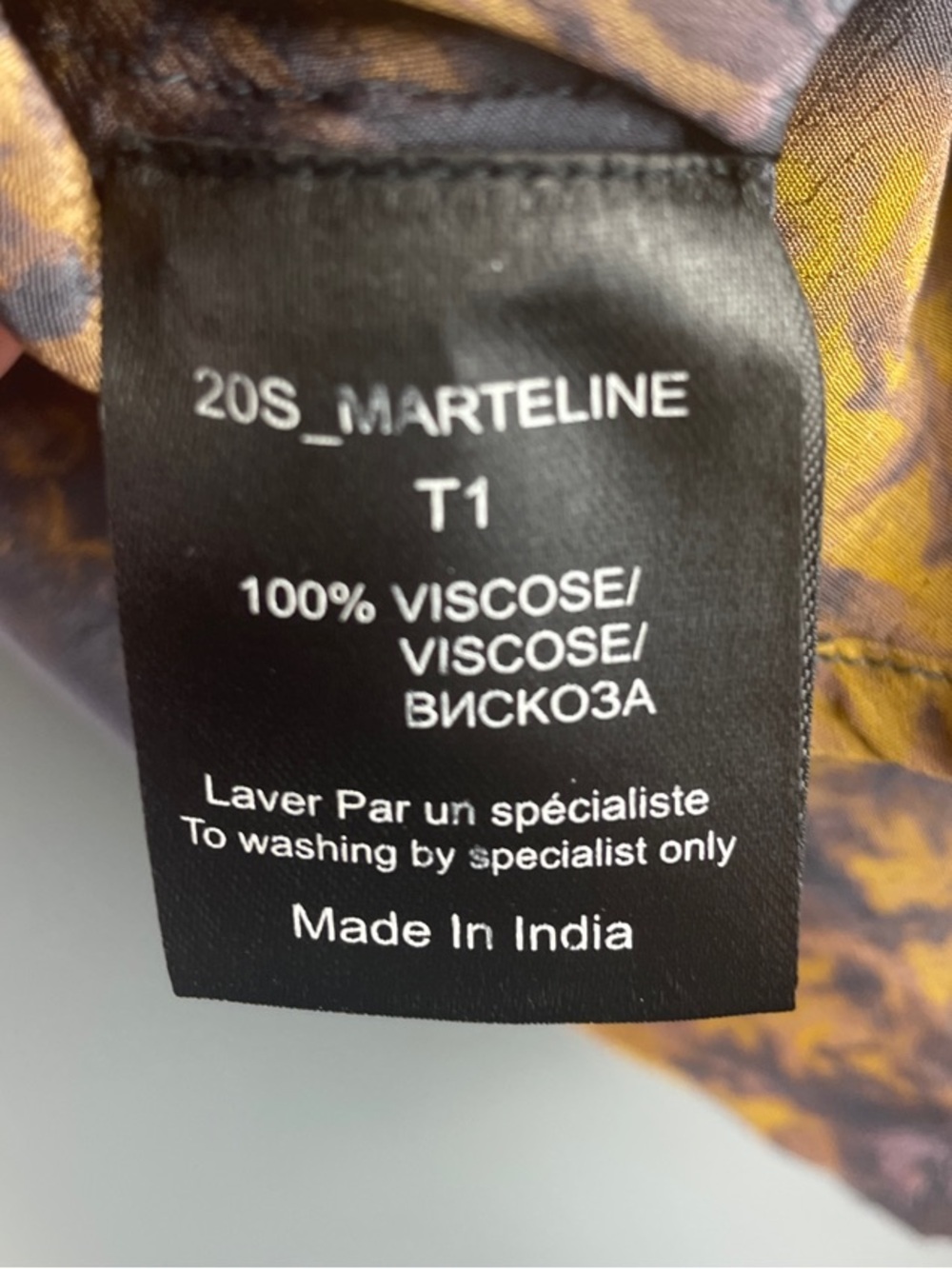 Mes Demoiselles Paris tie-dye top Size 4-8 - Picture 16 of 16